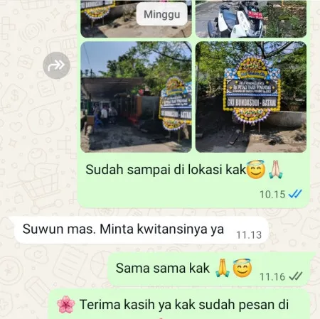 Pengiriman Papan Bunga Duka Pabuaran