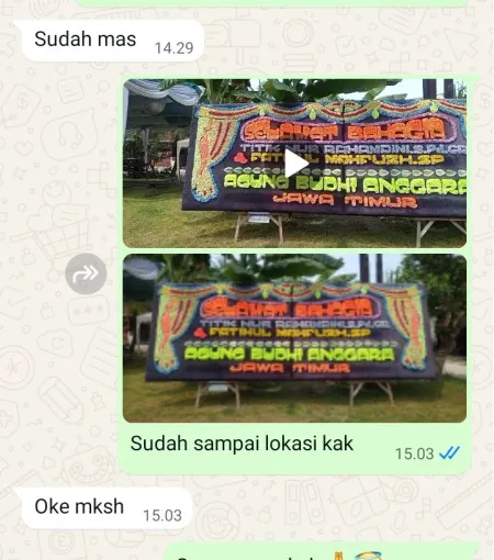 Pengiriman Papan Bunga Pabuaran
